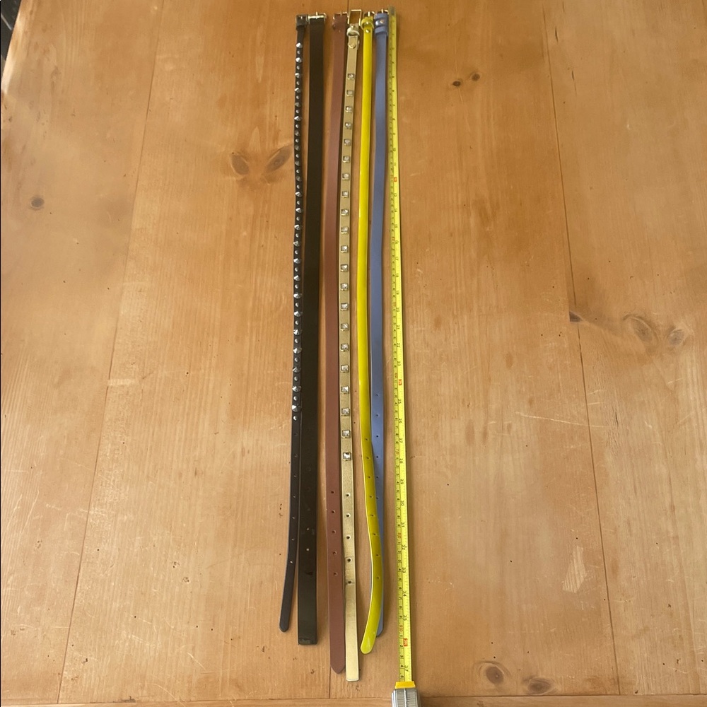 6 size XS/S skinny belts.  Great condition!  Includes J. Crew and Ann Taylor.